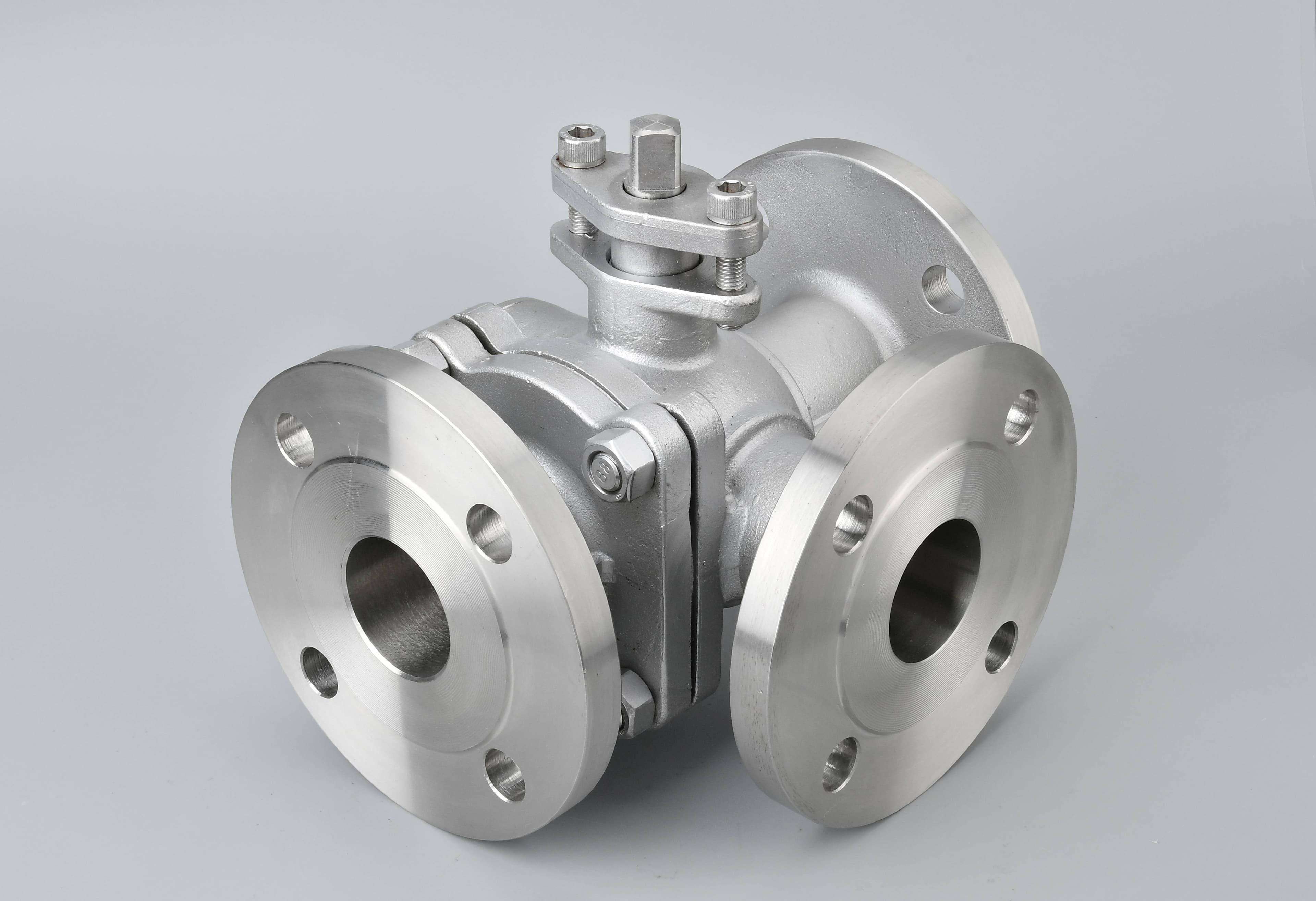 Q45F-16P Three-Way Flanged Ball Valve thumbnail 2