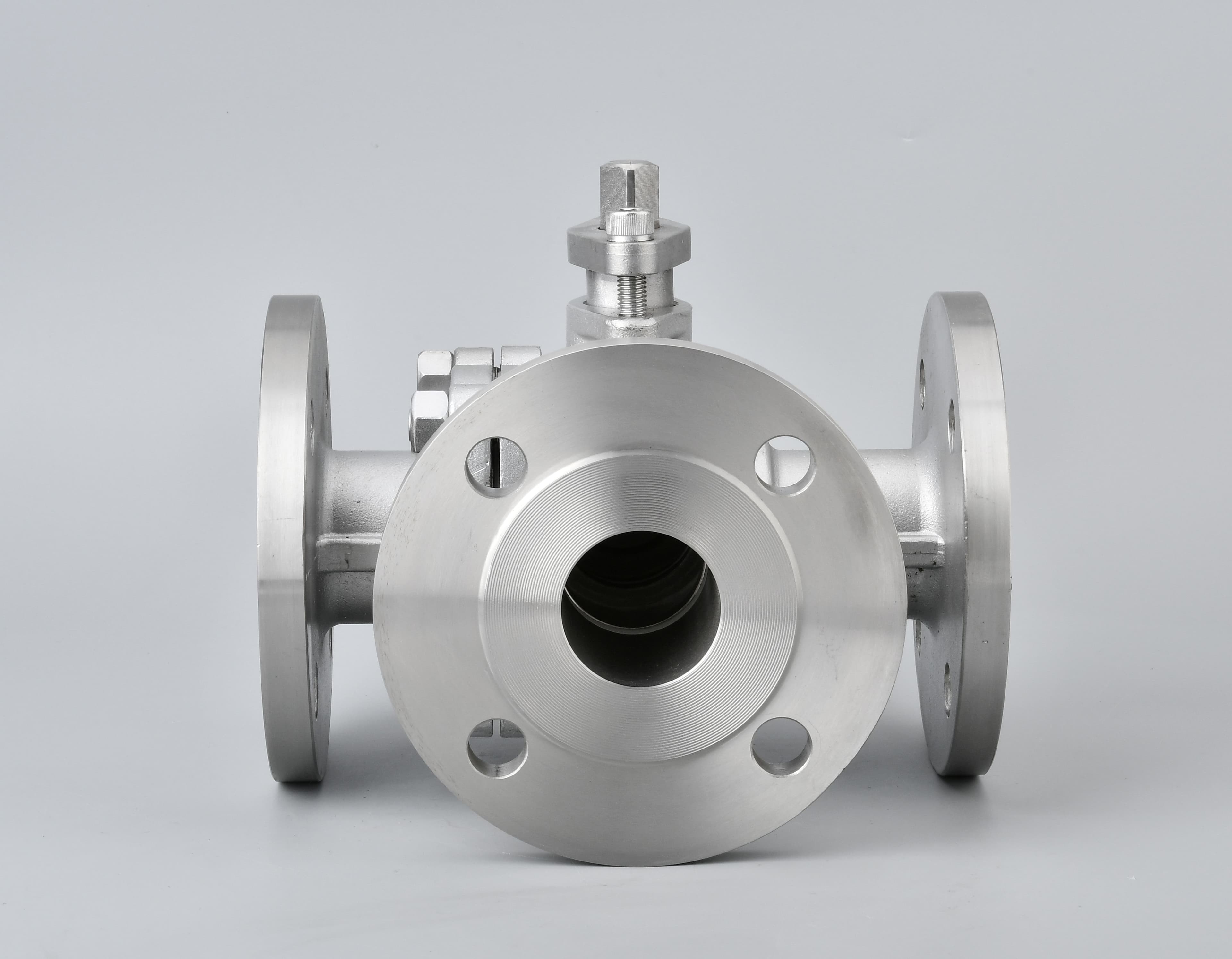 Q45F-16P Three-Way Flanged Ball Valve