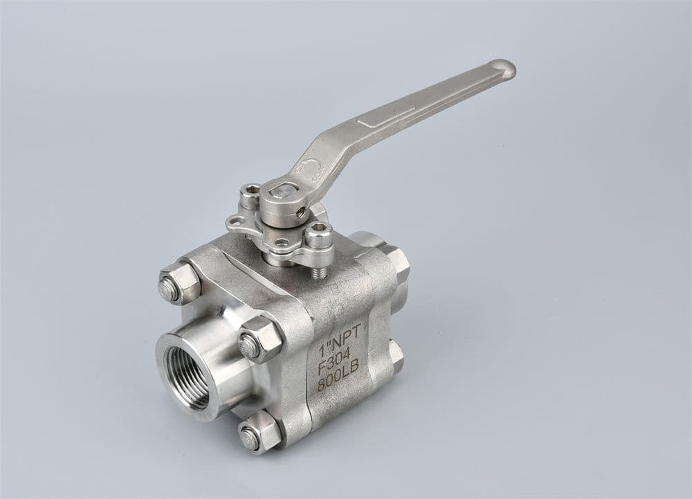 Forged Three-Piece Threaded Ball Valve