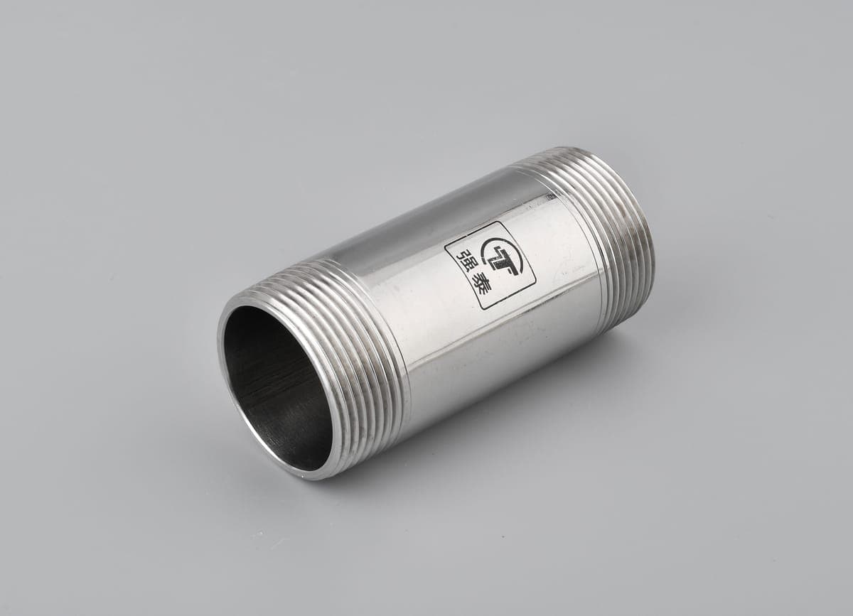 Polished Extended Pipe Nipple (Male Thread)