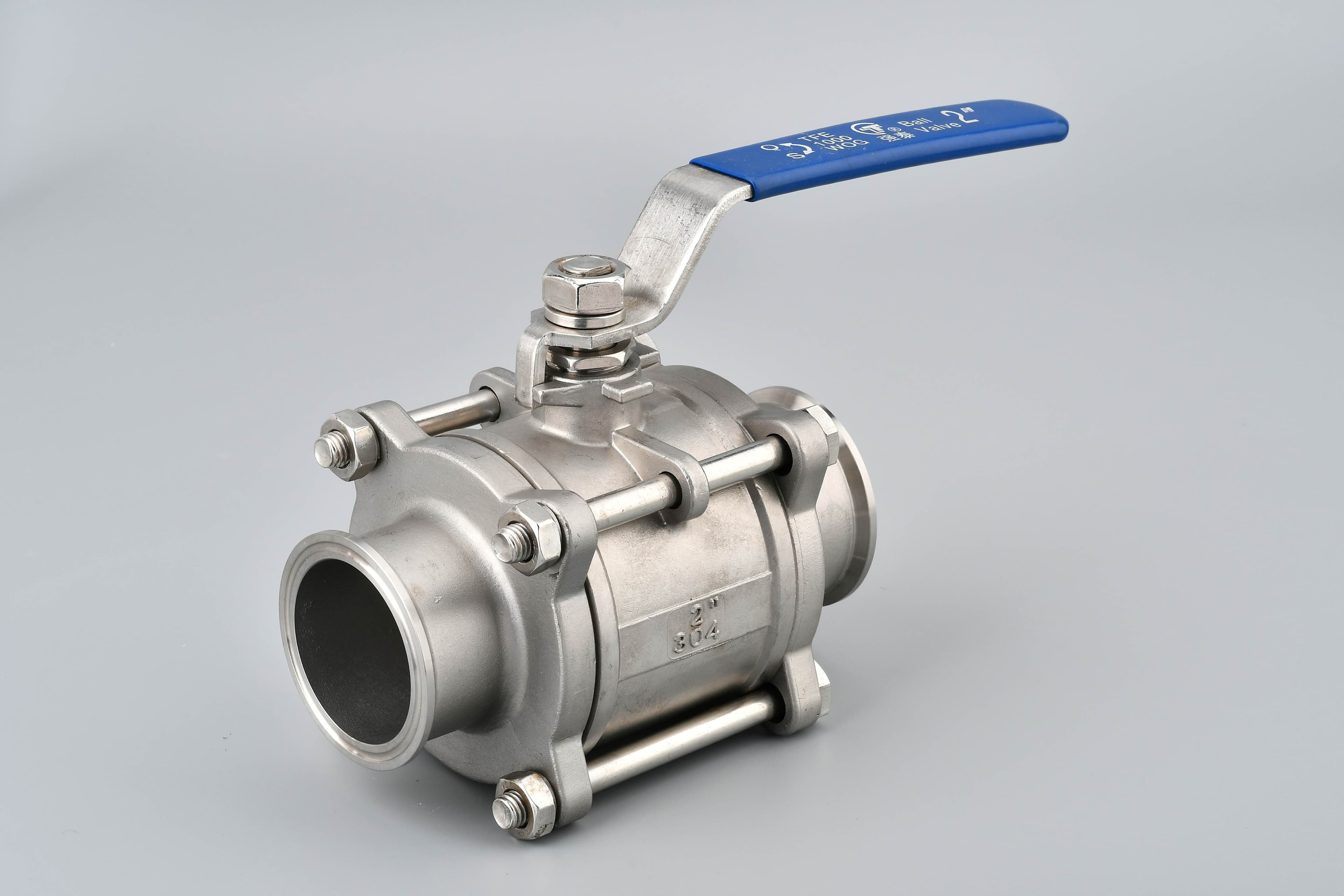 Three-Piece Clamp Ball Valve