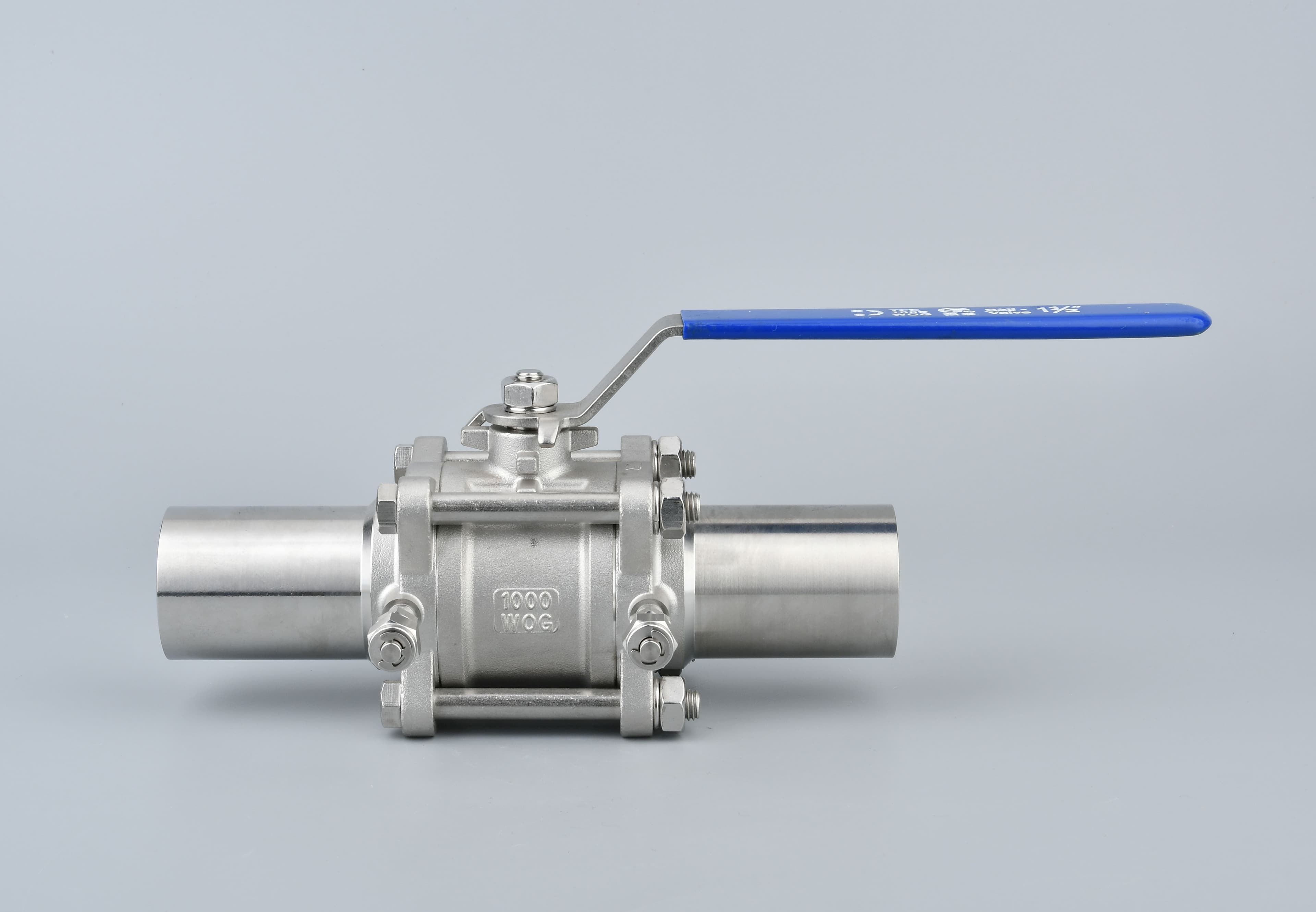 Three-Piece Weld Ball Valve with Bleed